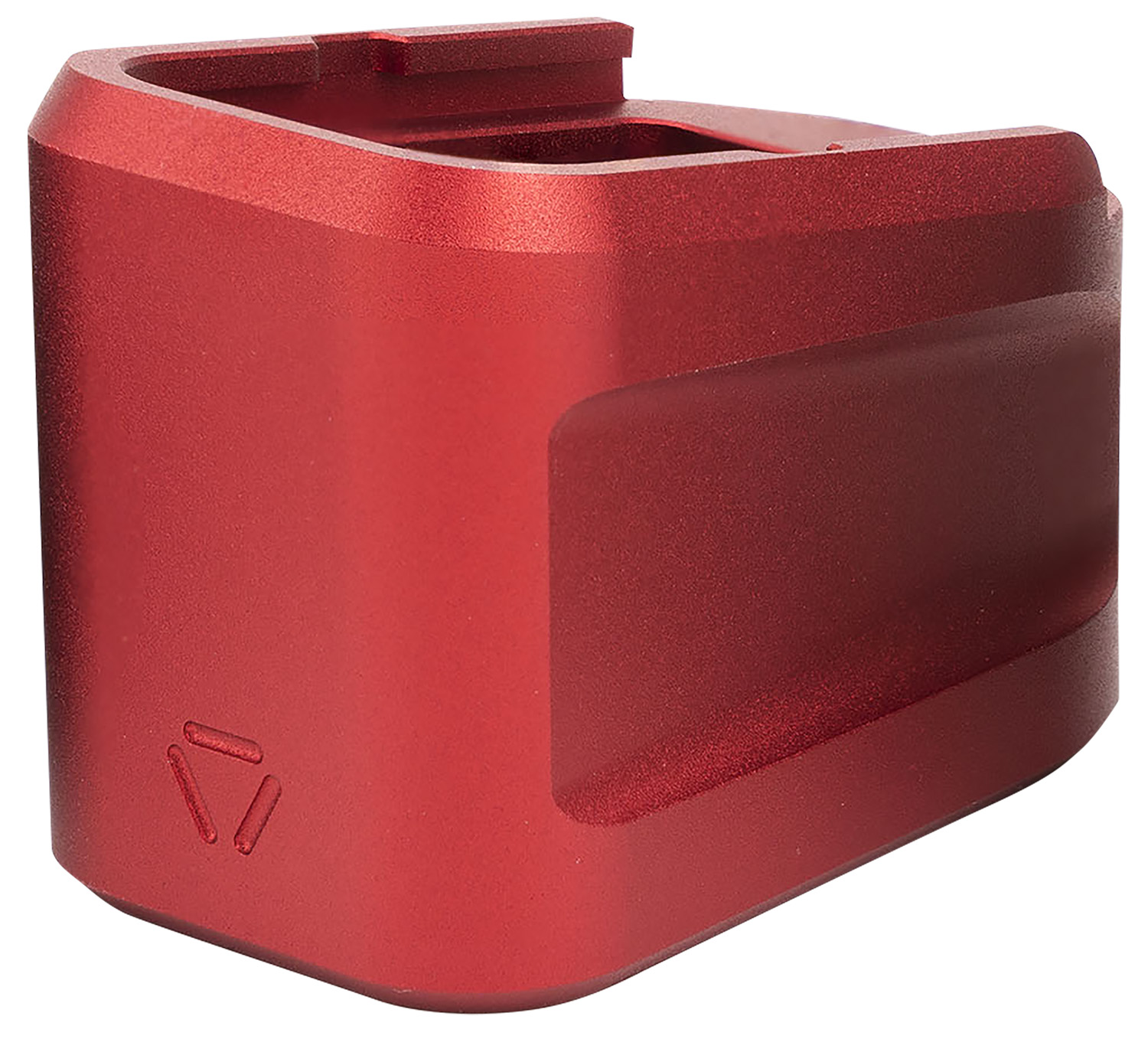 Strike Industries Red Aluminum Mag Plate GLOCK G19 9mm Extension - View 2