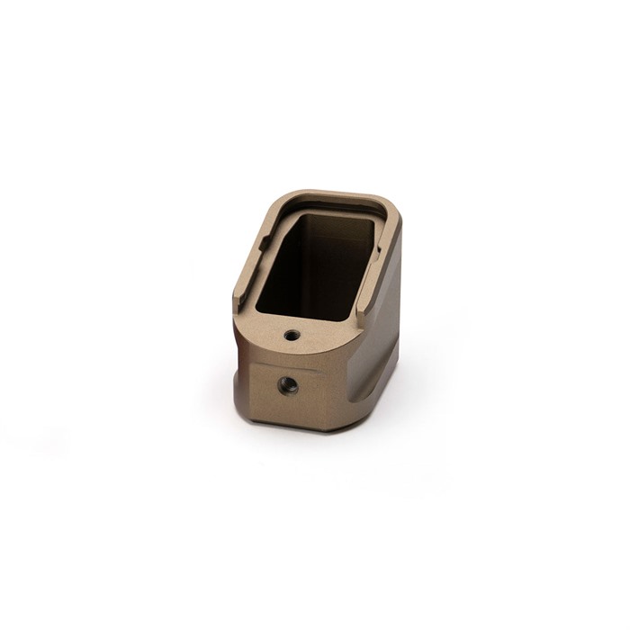 Strike Industries Extended Mag Plate Glock G17 G22 FDE Aluminum - View 2