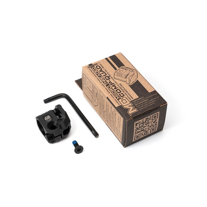 Strike Industries SI-MC-QUAD Micro Compensator Black Steel 0.89" 9mm/.357 - View 2