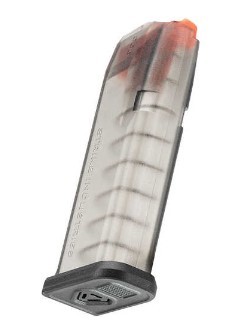 Strike Industries GMAG19 15rd Compatible w/ Glock 19/26 Gen3-5 Translucent Smoke - View 2