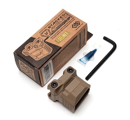 Strike Industries SI-AR-CMS-PSAF-FDE Angled Grip Flat Dark Earth 86 deg Angle - View 2