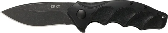 CRKT K221KKP Foresight 3.53" Drop Point Blade Black GRN Handle - View 2