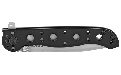 CRKT M16-01S Folding Knife 3.06" Spear Point 8Cr14MoV SS Blade Black Oxide Stainless Steel Handle - View 4