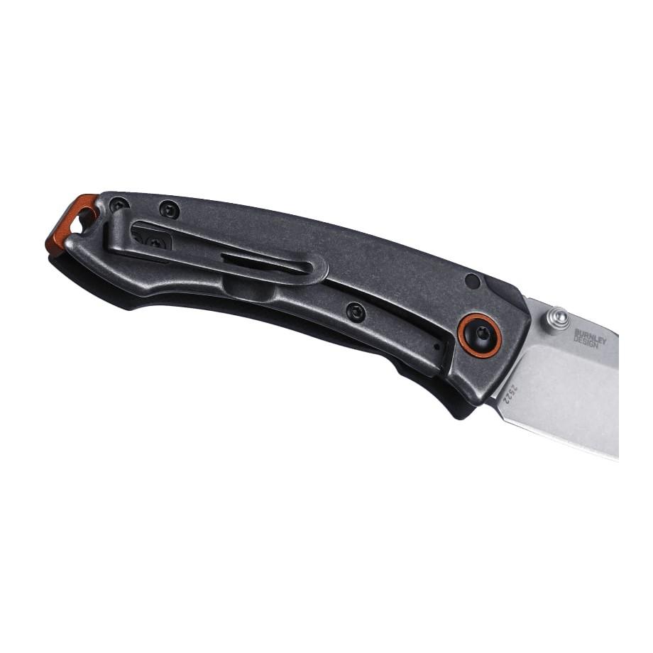 CRKT 2522 Tuna Black Folding Knife with Frame Lock - View 2