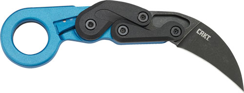 CRKT 4041B Provoke 2.4" Karambit, Blue Grivory Handle, Kinematic Action - View 2