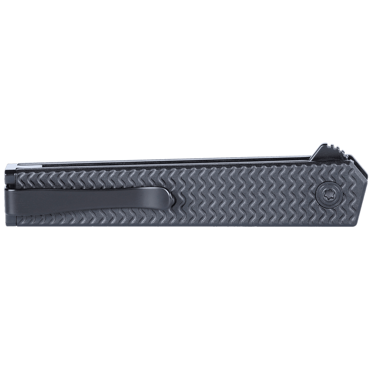 CRKT 7081D2K CEO Microflipper 2.36" D2 Steel Blade, Black Aluminum Handle - View 2