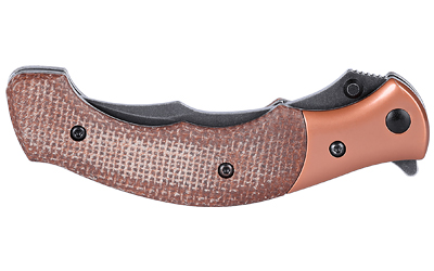 CRKT 7465 Ritual 3.3" Persian Blade Brown Micarta Stonewash Finish - View 3