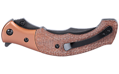 CRKT 7465 Ritual 3.3" Persian Blade Brown Micarta Stonewash Finish - View 4