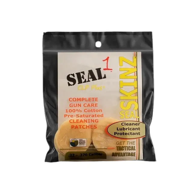Seal 1 SS-10 Seal SKINZ Cleaning Patches/Cloths 270-30 Cal 1.75" Cotton - View 2