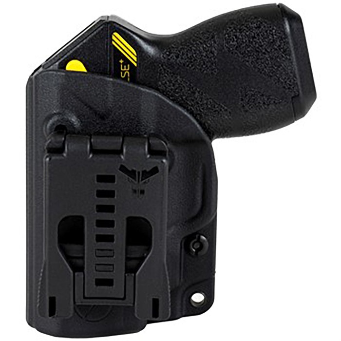 Blade-Tech Black Kydex OWB Holster for Taser Pulse - Universal Belt Clip & Body Contour - View 2