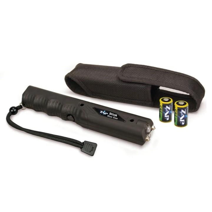 Zap ZAPSTK800FB Stick Stun Gun 800,000V Black with LED Flashlight - View 2