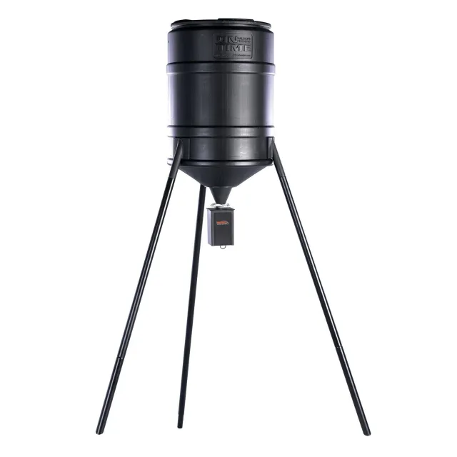On Time 42200 Tomahawk 25Gal Tripod Feeder with 6V Solar Panel - View 2