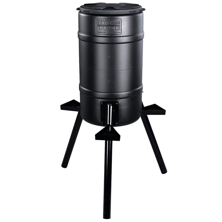 On Time 71540 Buckeye Gravity Feeder 200 lbs Polyethylene 3 Stations - View 2