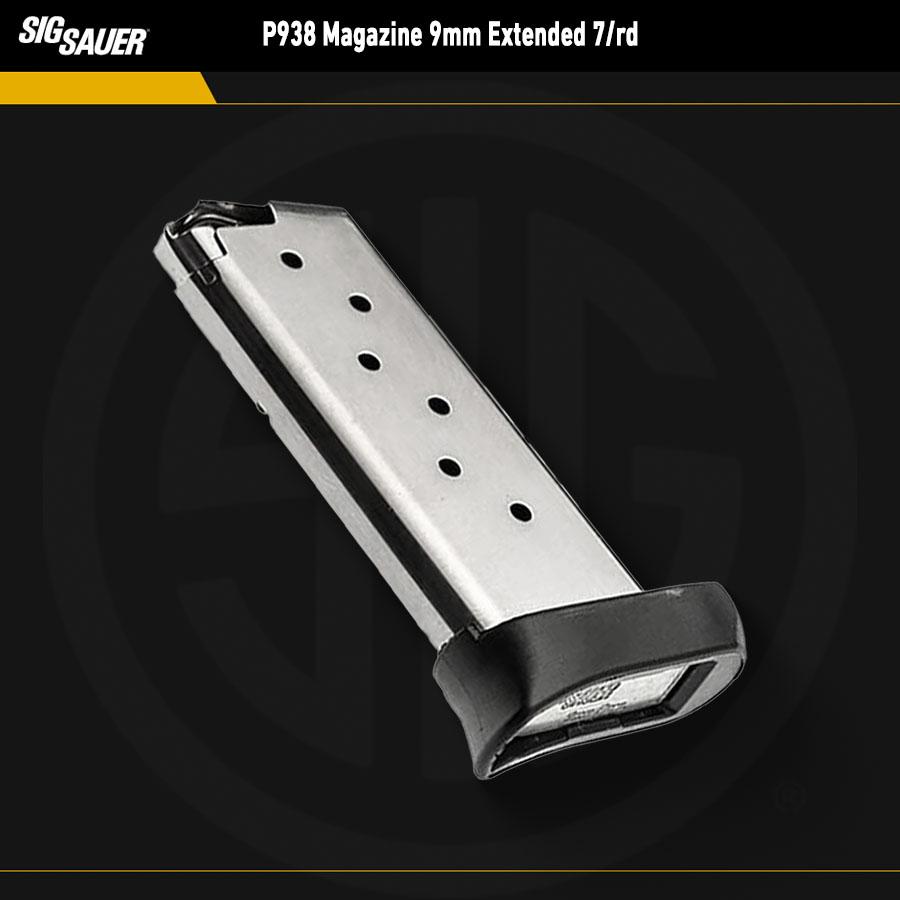 Sig SAUER P938 9mm 7-round Pistol Magazine (MAG-938-9-7) - View 2