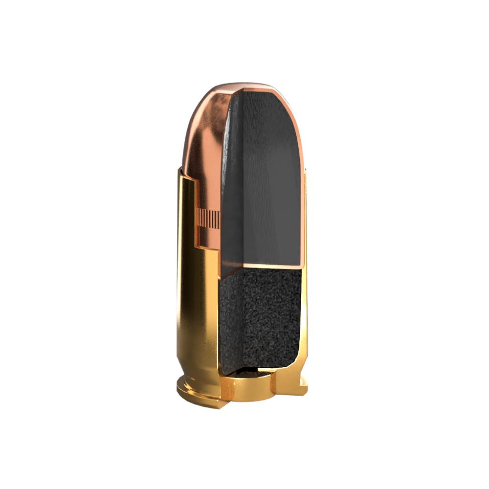 Sig Sauer E380B150 .380 ACP 100gr FMJ Ammo 50 Rounds 910fps Brass Case - View 2