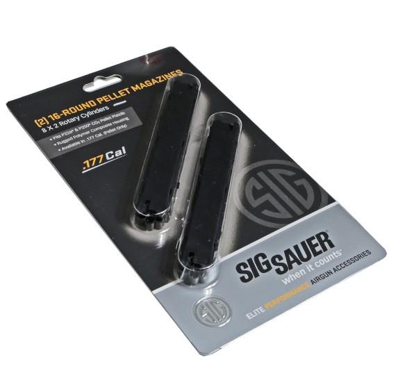 Sig Sauer P226/P250 Air Pistol Magazine 16-Round .177 Caliber 2-Pack - View 2