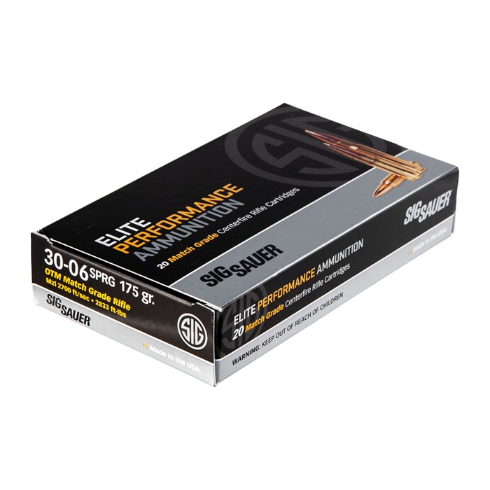 Sig Sauer E3006M2-20 Elite Match 30-06 175GR OTM 20RDS - View 3