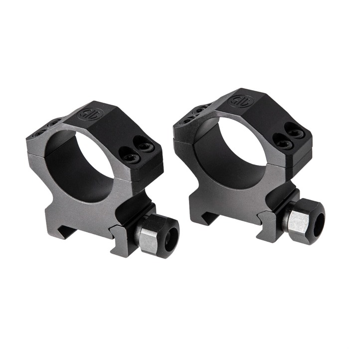 Sig SAUER Alpha1 1in Medium Aluminum Black Hunting Scope Rings (SOA10020) - View 2