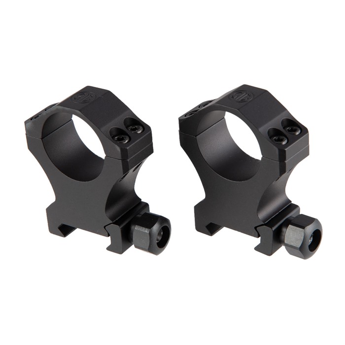 Sig SAUER Alpha1 1in Extra High 1.25in Aluminum Matte Black Scope Rings - View 2