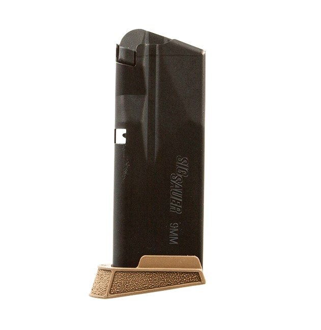 Sig SAUER 9mm 10rd Finger Extension Coyote Magazine For P365 Subcompact - View 2