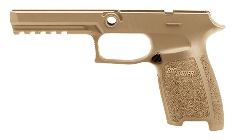 Sig Sauer P320F 9/40 Small Coyote Grip Module - View 2