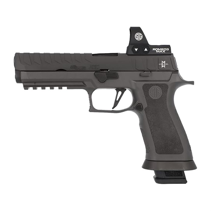 Sig SAUER P320MAX 9mm Striker-Fired Pistol, Carry Optics, TXG Grip, ROMEO3MAX, 5" Barrel, 4 Steel Mags - View 2