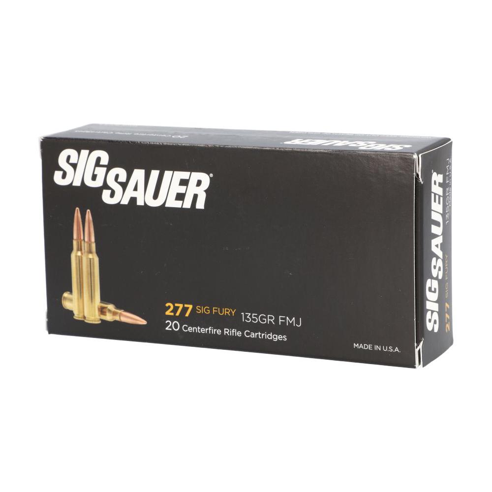 Sig Sauer E277SFB13520 Elite Ball .277 Fury 135gr FMJ 20 Rounds Box - View 2