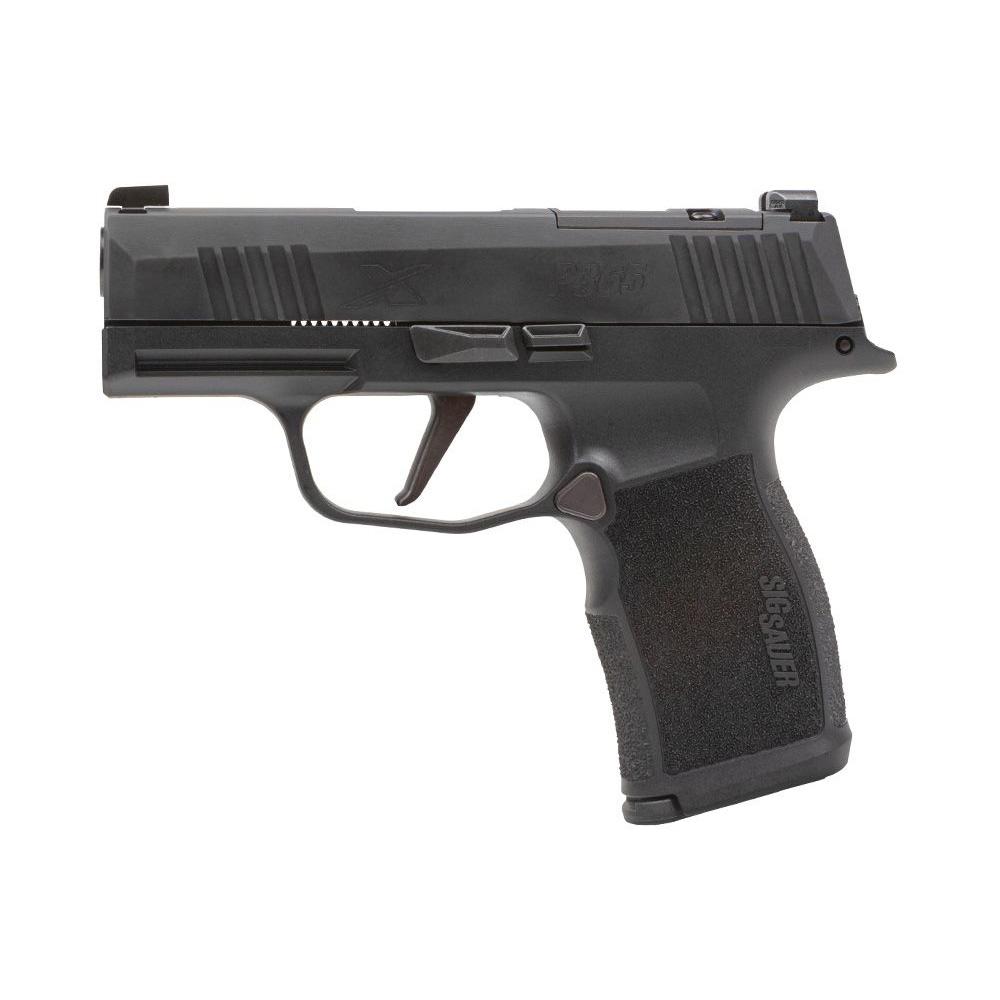 Sig Sauer P365X 9mm Luger Micro-Compact Pistol, 3.10" Barrel, Optic Ready/Serrated Slide, Black Frame, Polymer Grips - View 2