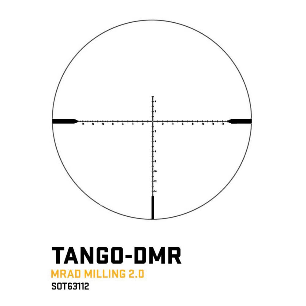 Sig SAUER Tango-DMR 3-18x44 34mm FFP MRAD Milling 2.0 Riflescope SOTD63112 - View 2