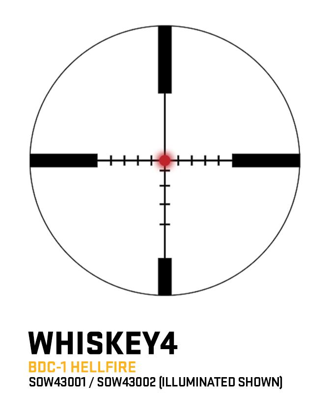 Sig Sauer Whiskey 4 SOW43002 3-12x44mm 30mm SFP Matte Black Scope - View 2