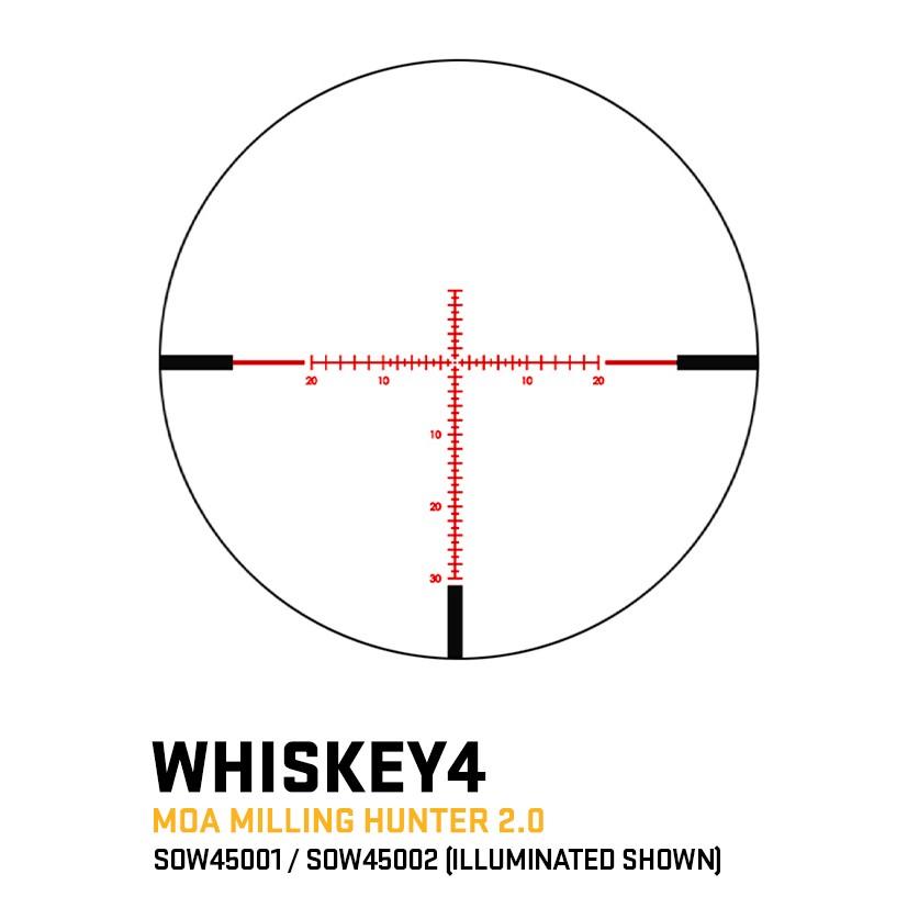 SIG SAUER Whiskey 4 5-20x50mm Rifle Scope FFP MOA Milling Hunter 2.0 - View 2