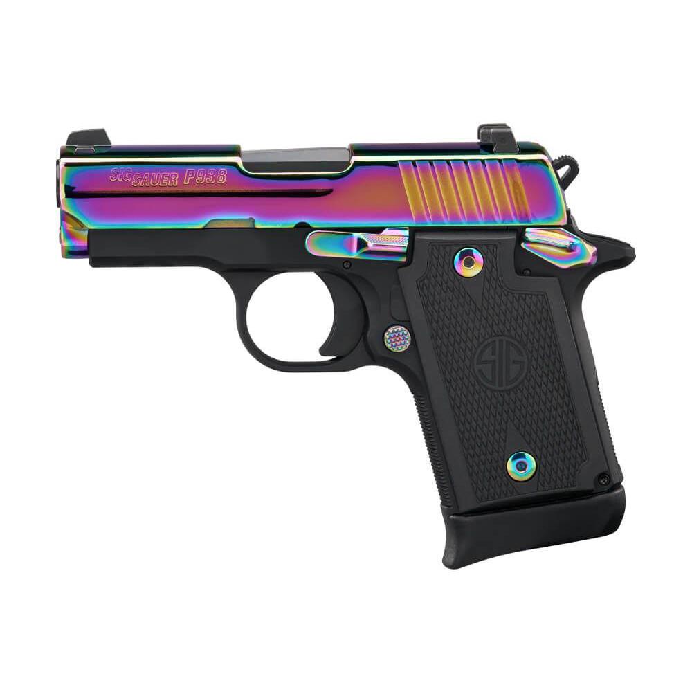 SIG SAUER 938-9-RBT2-AMBI P938 9mm Rainbow Titanium 3" Semi-Auto Pistol - View 2