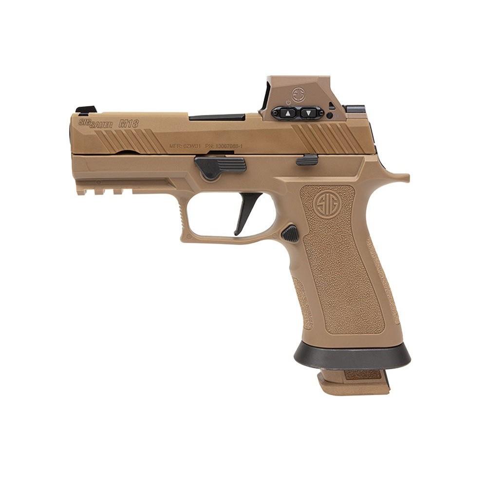 Sig SAUER M18X 9mm 3.9in 3x 21rd Mags Coyote Tan Pistol (M18X-9-RX) - View 2