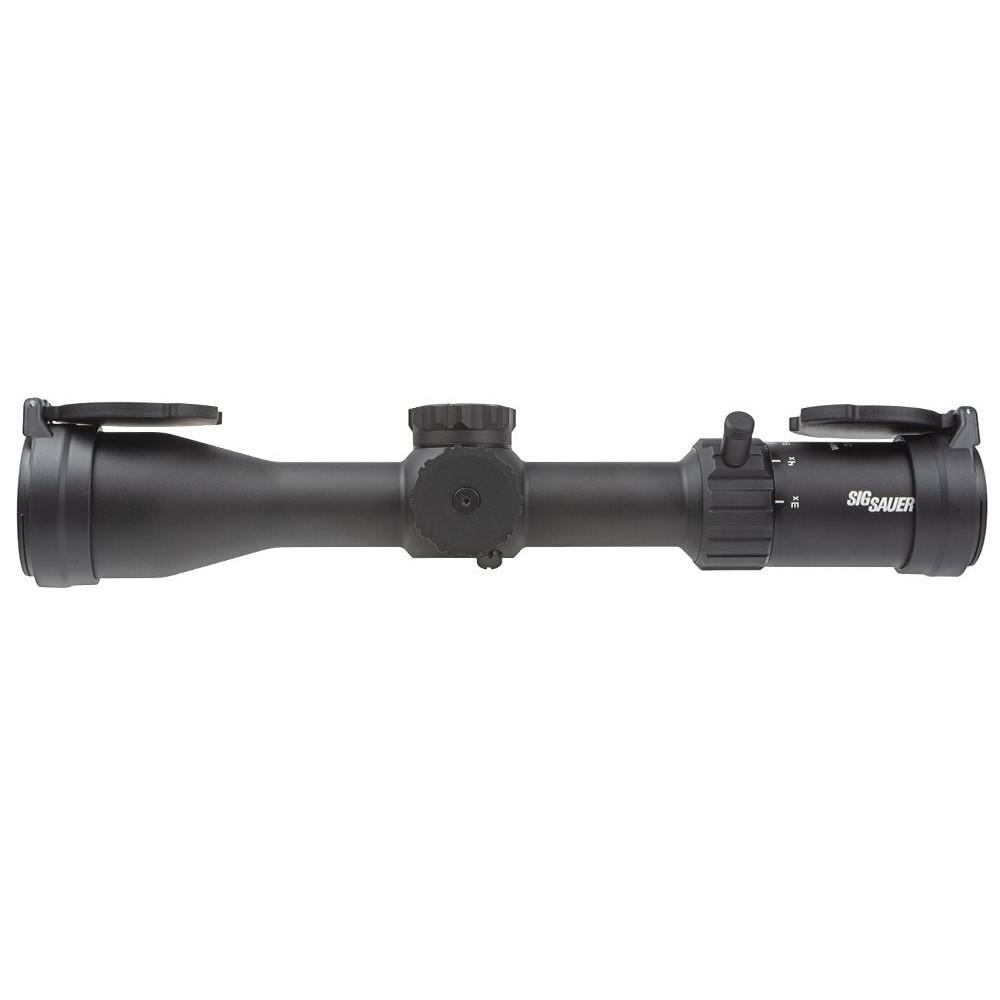 Sig SAUER Whiskey 4 3-12x44mm Rifle Scope 30mm Tube SFP Quadplex Reticle - View 2