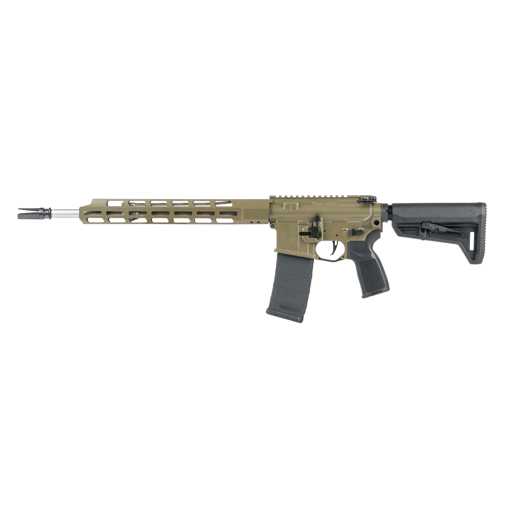 Sig M400 TRD2 5.56 NATO 16" Stainless Barrel, Moss Green, 30R Magpul Stock - View 2