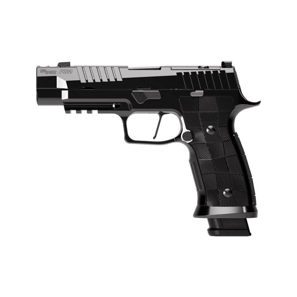 Sig Sauer Reserve Collection P320-SXG Handgun 9mm Luger 21rd Magazines(3) 3.9 Compensated Barrel Hi-Polish DLC - View 2