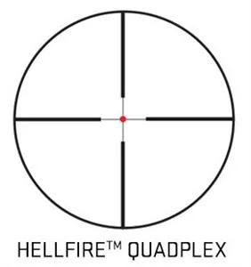 Sig Sauer WHISKEY4 2.5-10x42 - 30mm Tube, Hellfire Quadplex, Black SOW42004 - View 2