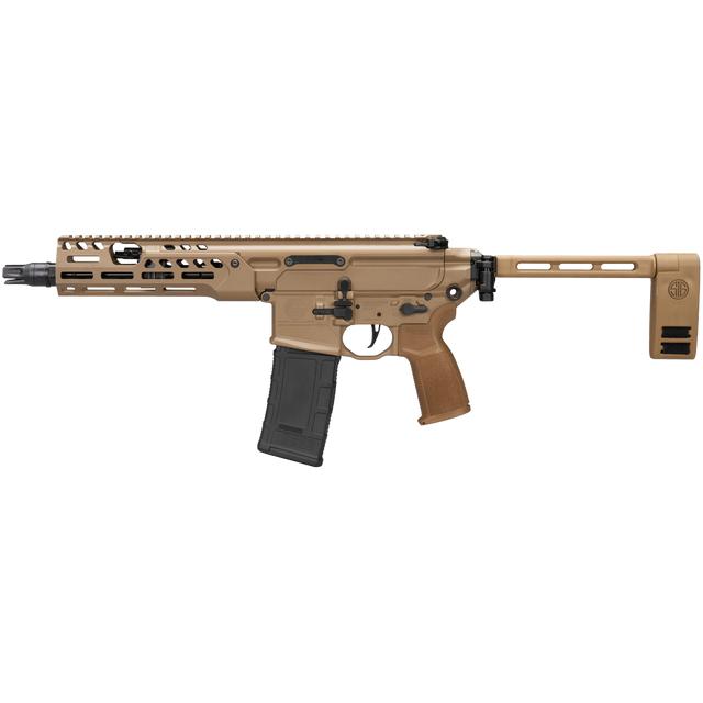 Sig Sauer MCXSPRLT Pistol 300BLK 30+1 FDE Cerakote Folding Brace - View 2