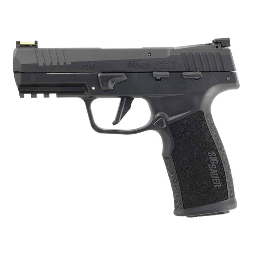 Sig Sauer 322C-BAS-CA P322 22LR 4" Black Anodized Pistol, Fiber Optic Sights - View 2