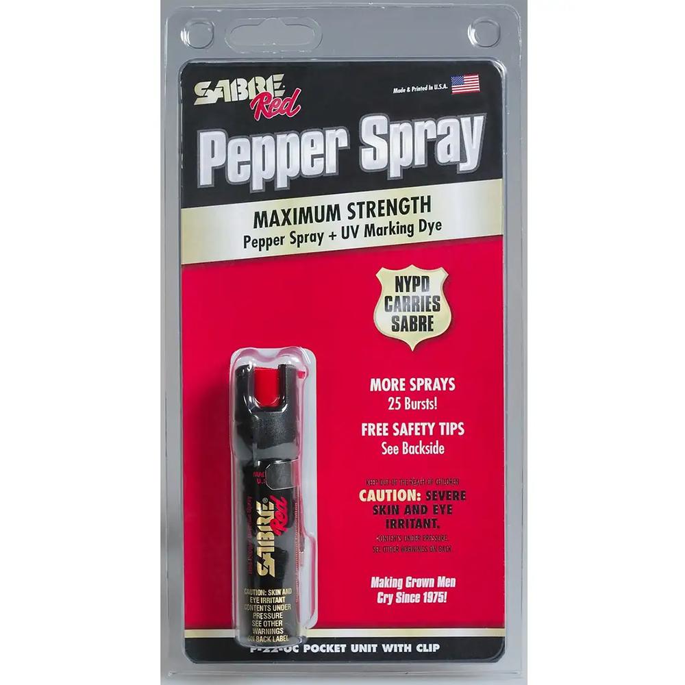 Sabre Pocket Pepper Spray 0.75 oz Black P-22-OC - View 2