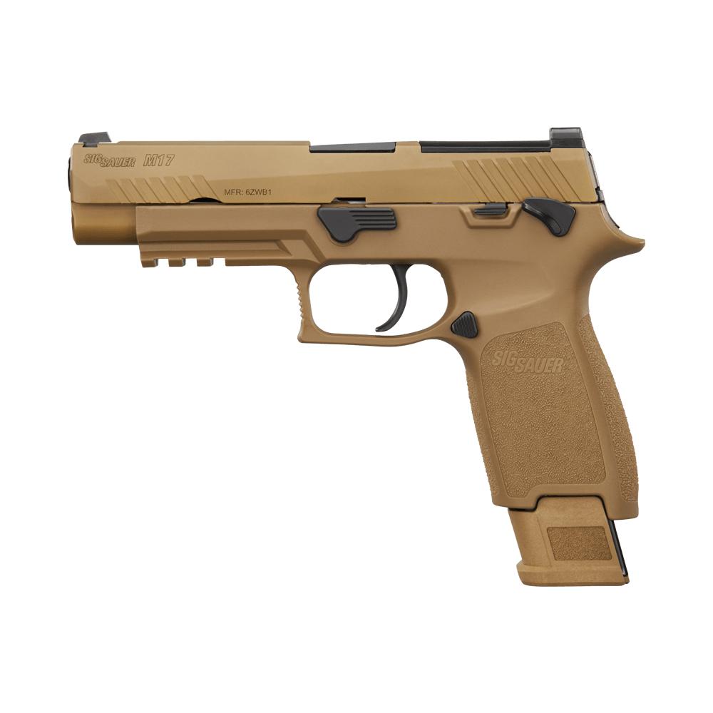 SIG M17-9-CSS-MS 9mm Pistol, 4.7" Barrel, Coyote PVD, Optic Ready - View 2