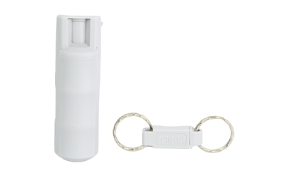 Sabre RED Pepper Spray Keychain - Small, Gray Hardcase - 0.54 oz - 10ft Range - 25 Bursts - View 2