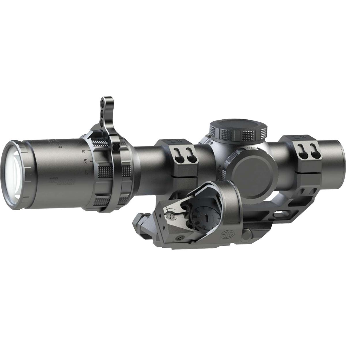 Sig Sauer Tango-MRS Compact Rifle Scope 1-6x24 30mm SFP BDC6 Illum. Black with Romeo 1 Red Dot - View 2