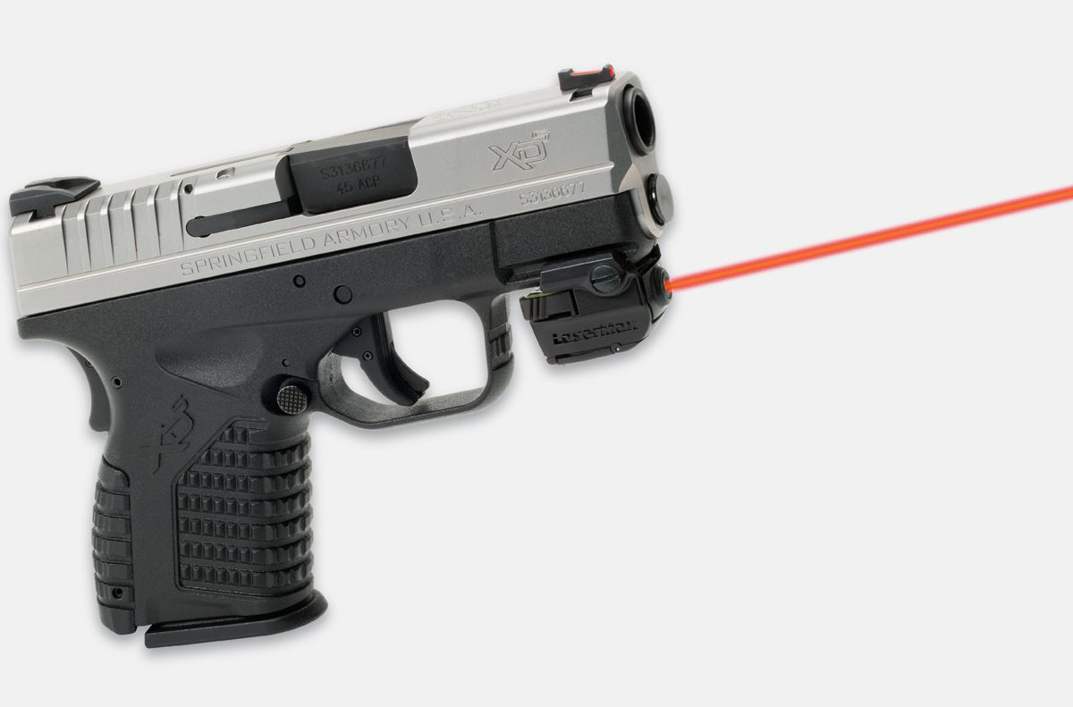 LaserMax LMSMICRO2R Red Micro II Laser, 650nm, 5mW, Black, Picatinny Mount - View 2