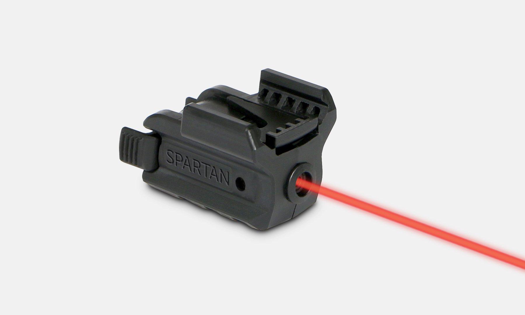 LaserMax SPSR Red Spartan Adjustable Laser 5mW Black Rail-Mounted - View 2