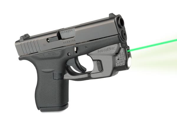LaserMax CF-G4243-C-G CenterFire Light & Green Laser for Glock 42/43 - View 2