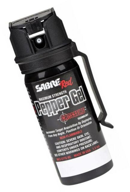 Sabre MK3-CFTG-BC Crossfire Pepper Gel 1.8oz Black 18ft Range 18 Bursts - View 2