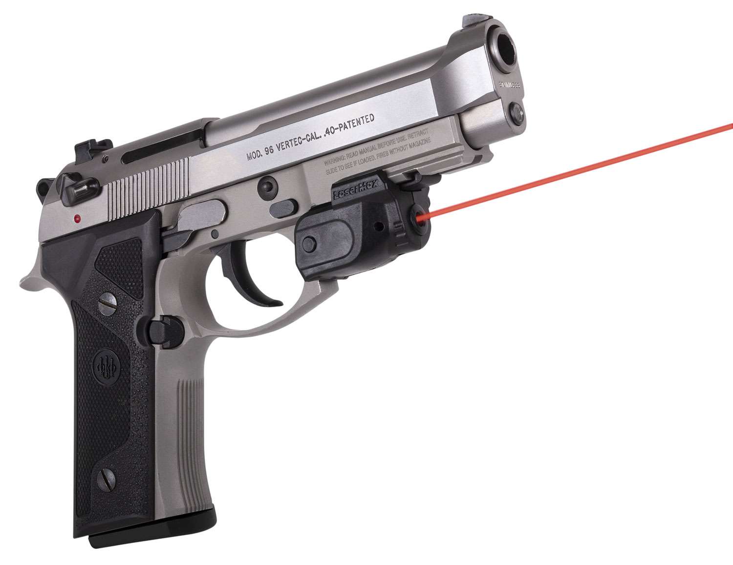 LaserMax GSLTNR Red Lightning Rail Laser with GripSense, Black, 650nm - View 2