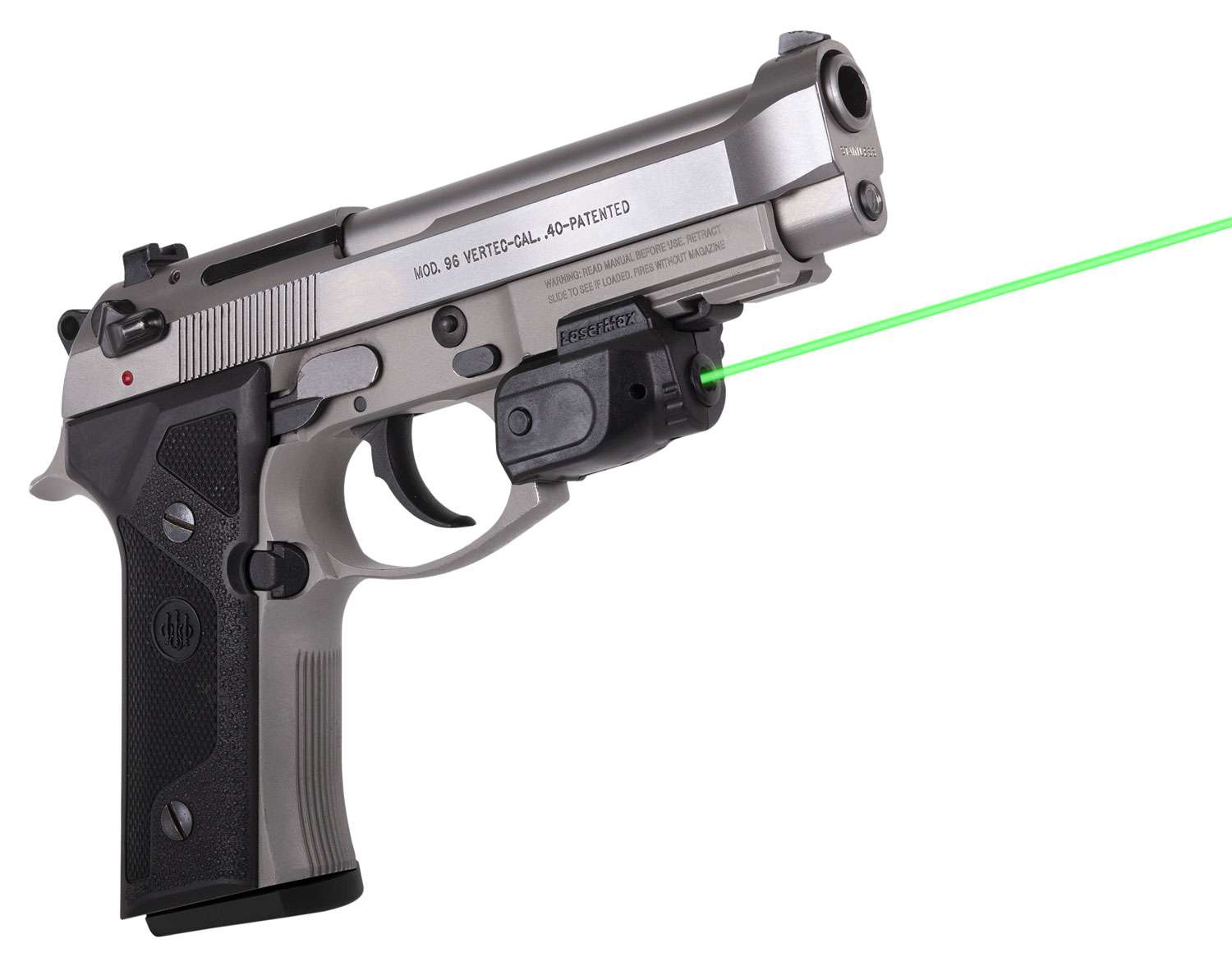 LaserMax GS-LTN-G Green Laser with GripSense, Black, Picatinny Rail Mount - View 2