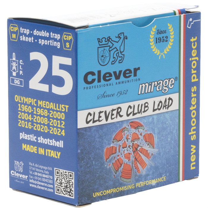 CLEVER CLUB LOAD 12 GAUGE 2-3/4" 7/8OZ #7.5 SHOT 1310FPS 25/BOX - View 2